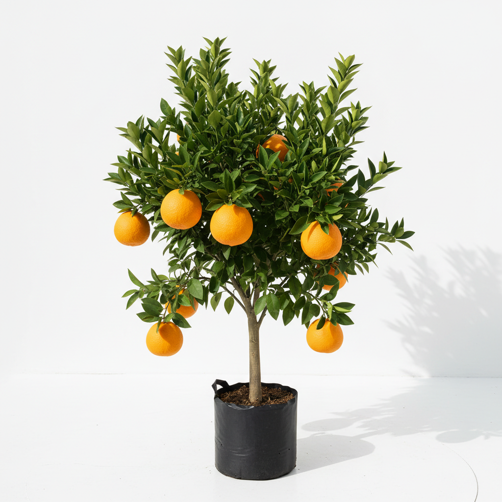 Citrus Navel Orange 5L in nursery bag - product shot