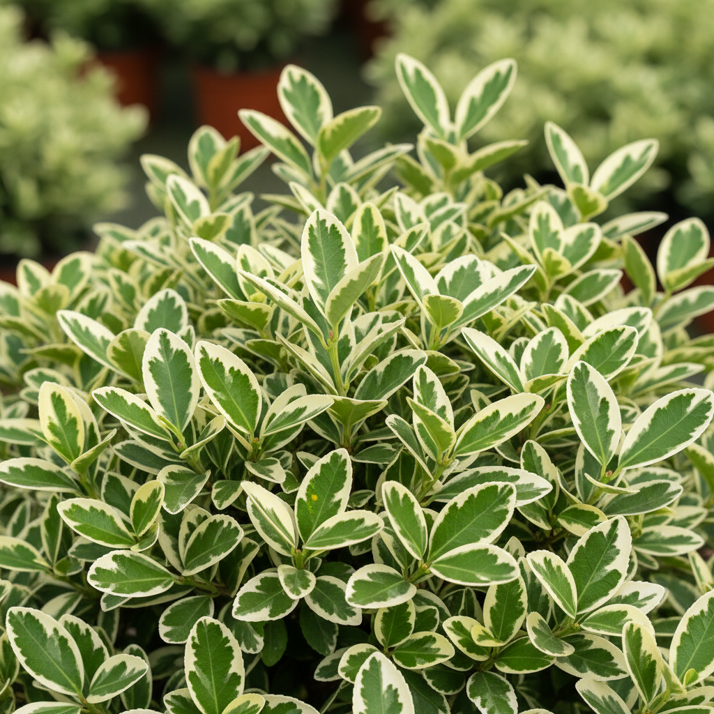 Euonymus Variegata - Close Up