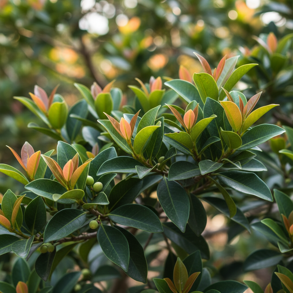 Syzygium 20L foliage detail