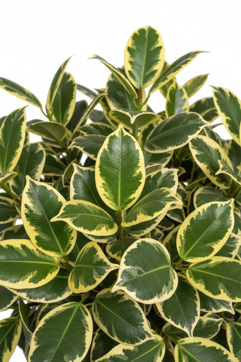 Ficus Bushy Golden King 30cm - Detail