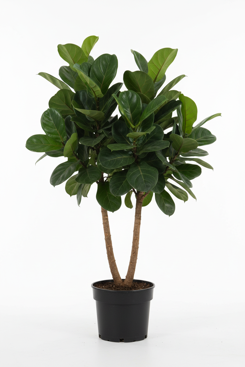 Ficus Bushy Lyrata 2 Heads 19cm - Full view