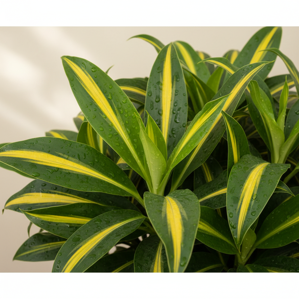 Dracaena Massangeana Tips - Close Up