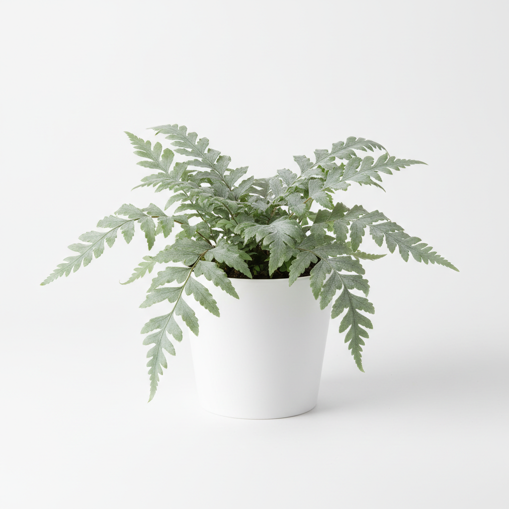 Fern Phlebodium in nursery pot