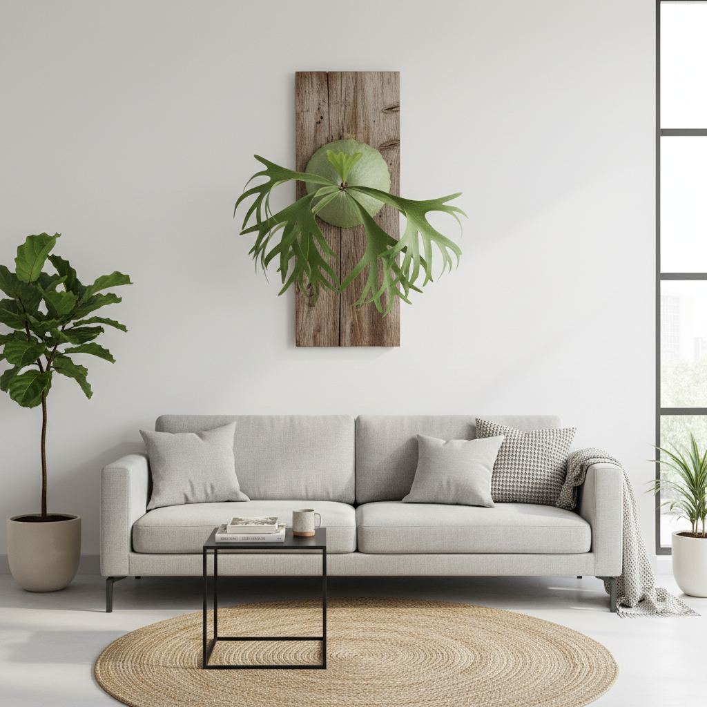 Fern Staghorn Platycerium lifestyle shot