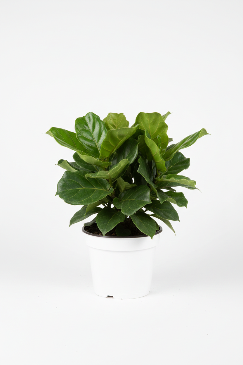 Ficus Lyrata Bambino full plant portrait
